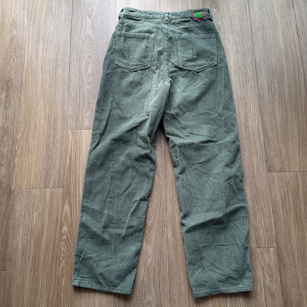 Empyre Tori Green corduroy straight leg trousers #corduroy